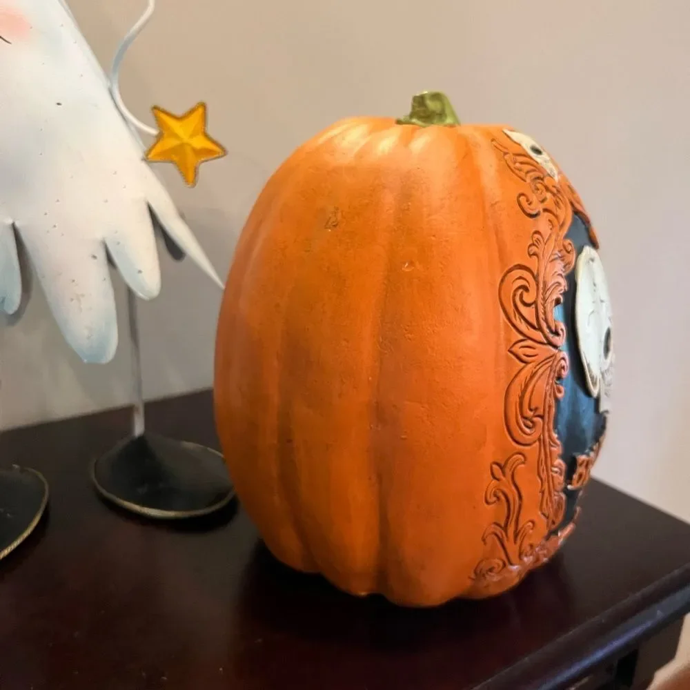 Spring ghost and BEWARE jack o lantern bundle Halloween